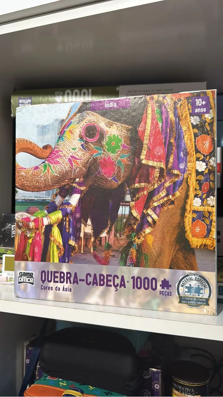 Quebra cabeça ?Cores da Ásia? 1000 peças 