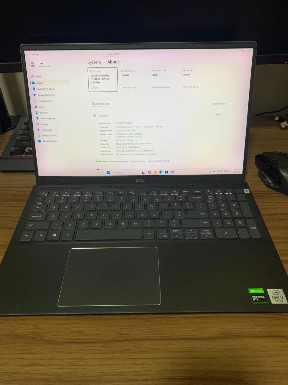 Notebook Dell gamer 