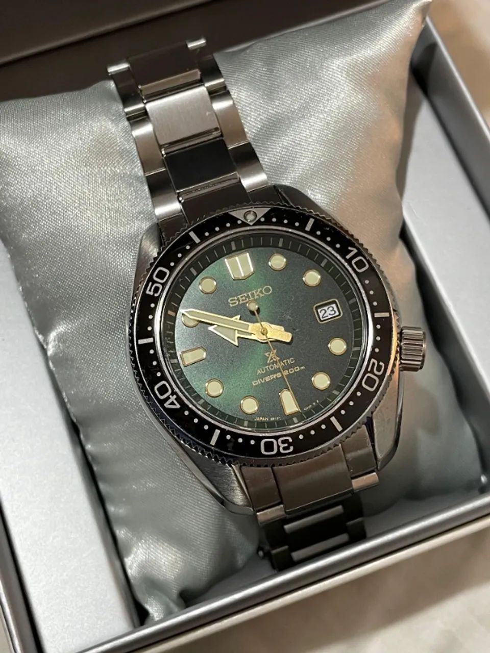Seiko Prospex MM200 SPB105J1 Dark Green Sunset Diver Automatico - Foto 2