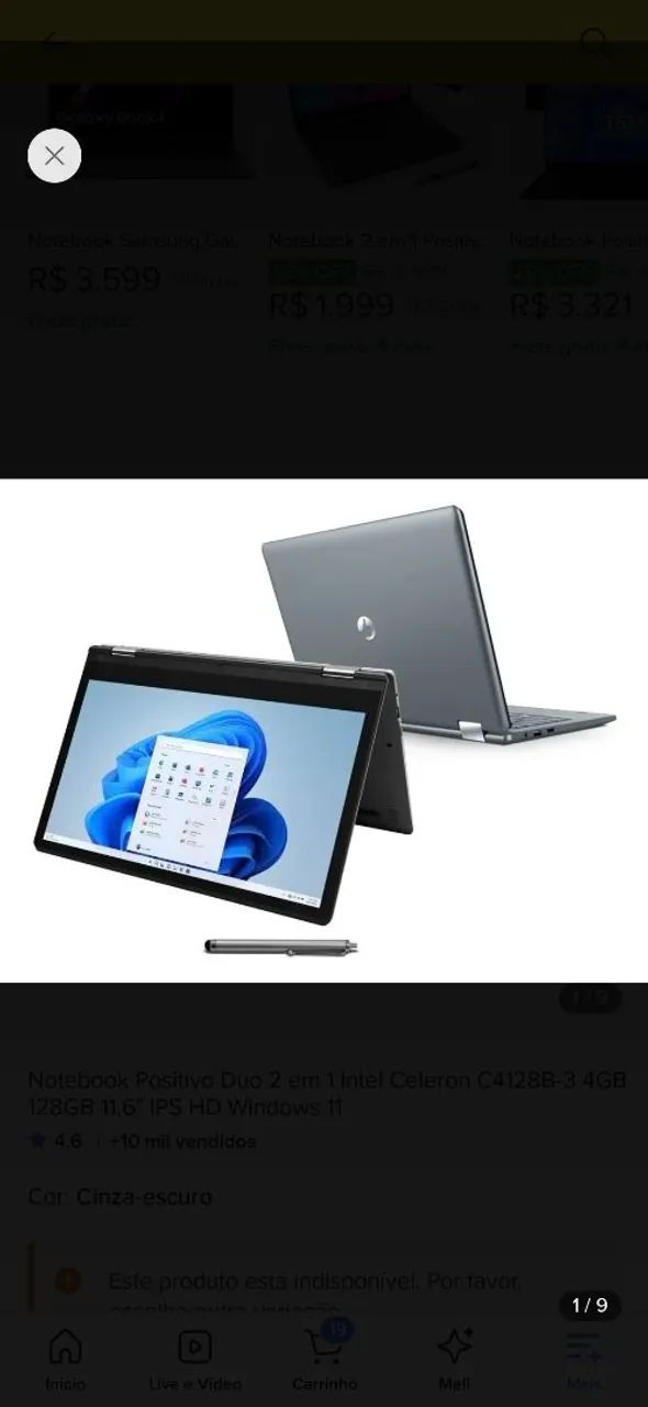 Notebook positivo  - Foto 3