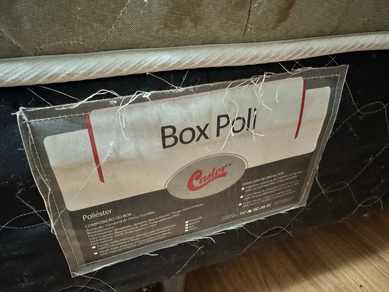 Vendo cama box castor com colchão castor - Foto 3
