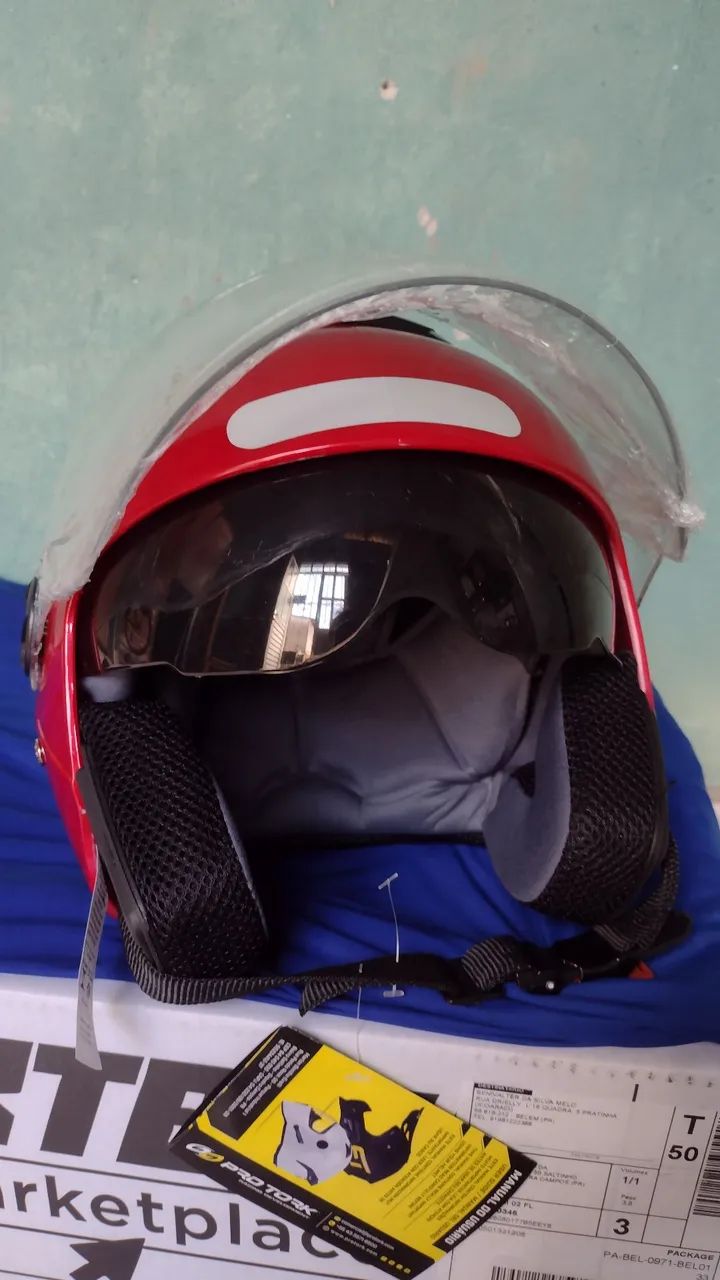 Capacete aberto  - Foto 3