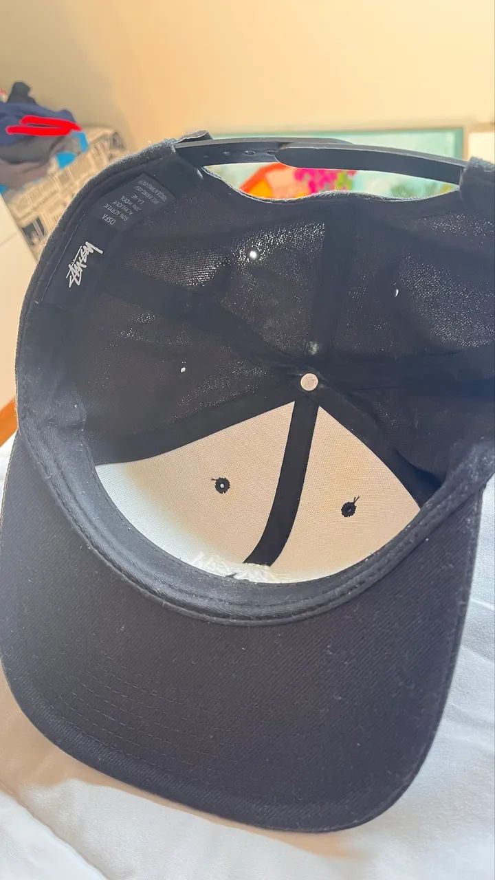 Boné Stussy original snapback preto - Foto 3