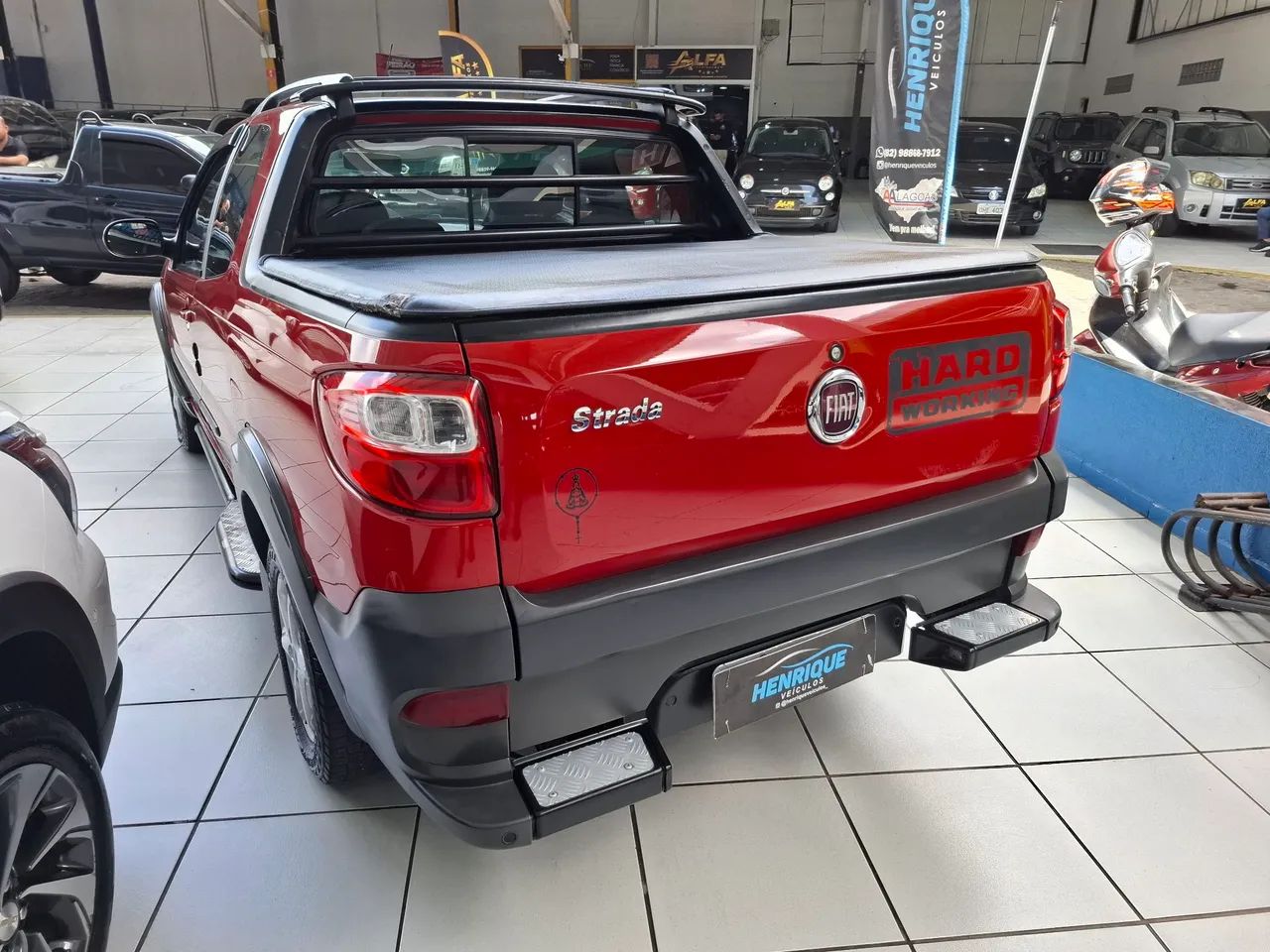 Fiat Strada Working Hard 1.4 Fire Flex 8V CD 2018 - Foto 5