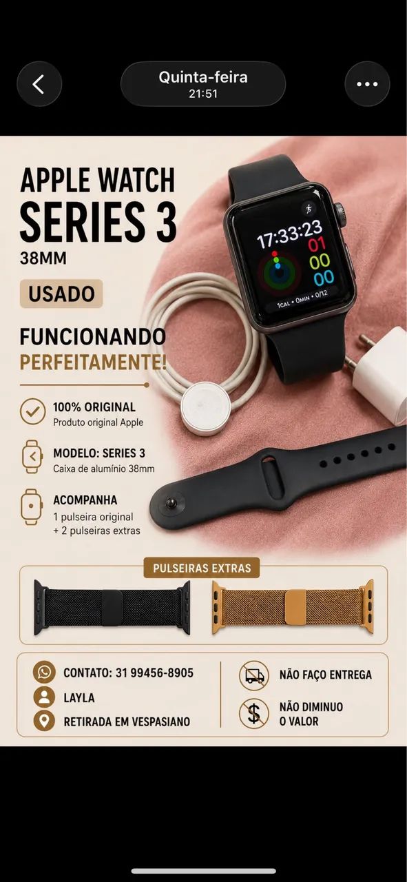 Apple Watch Series 3 38mm