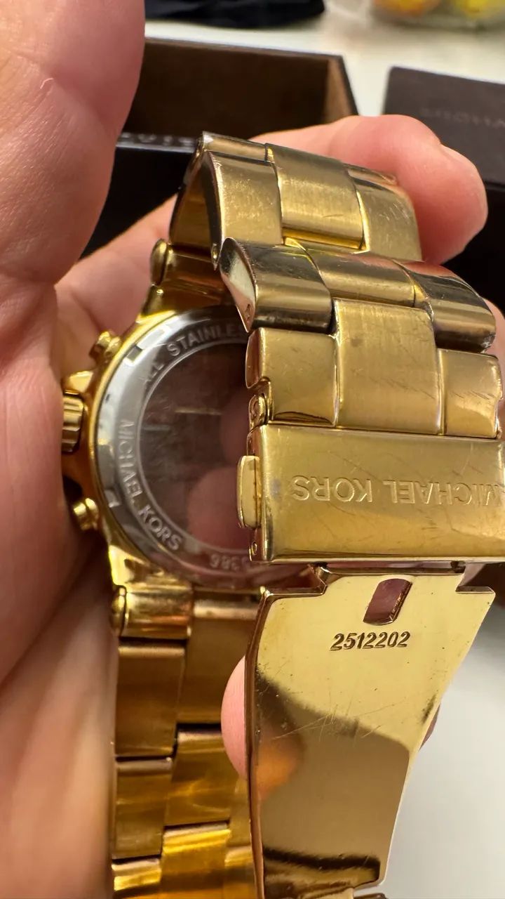Relógio Michael Kors Original -  Lindo com Strass Caixa e Manual - Foto 5