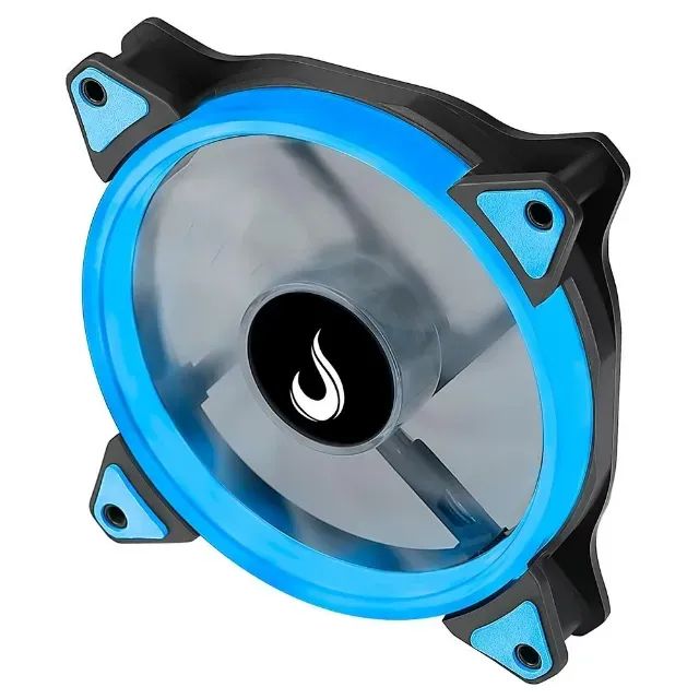 Kit 6 Fans Rise Mode Galaxy LED Azul 120mm