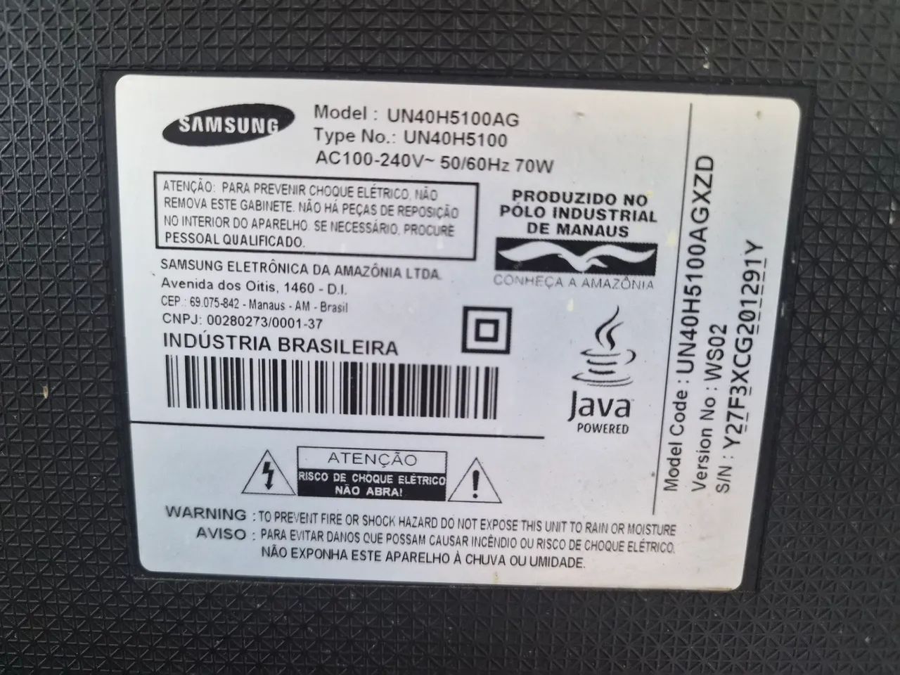 Tv Samsung 42 polegadas - Defeito na tela (leia a descrição do anúncio) - Foto 3
