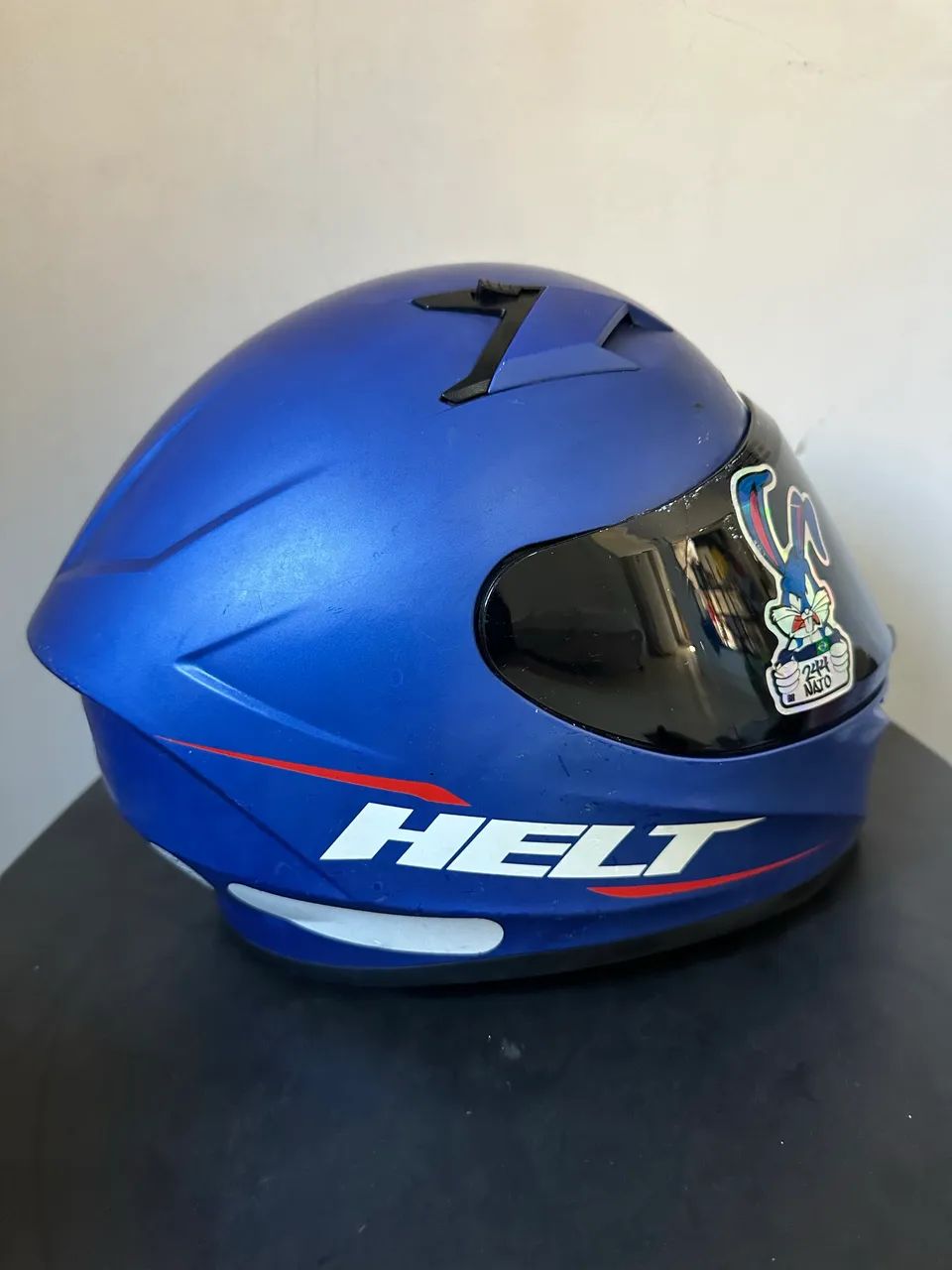 Capacete Helt tamanho 60 - excelente estado  - Foto 3