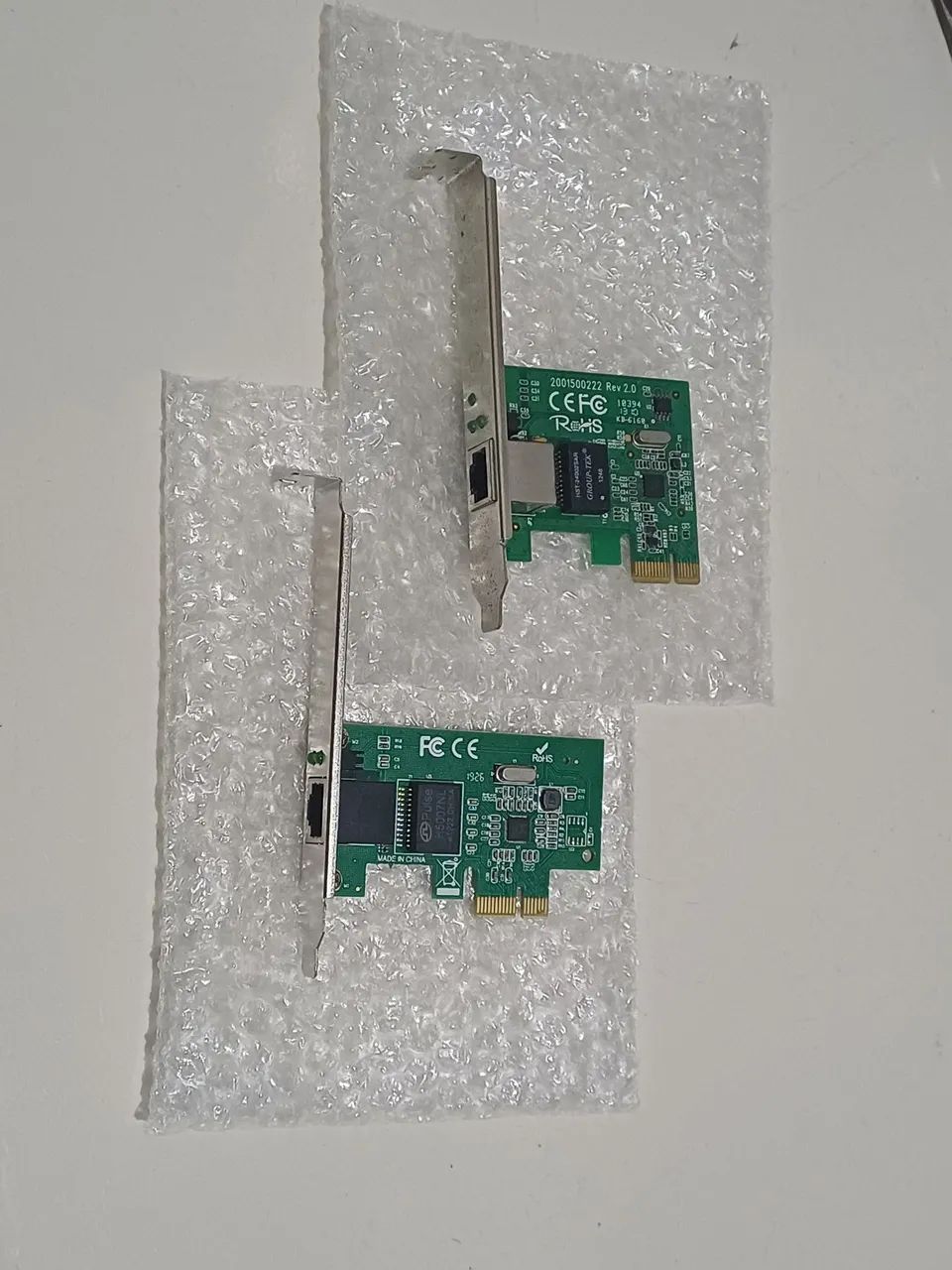 KIT PLACAS DE REDE GIGABIT ETHERNET 