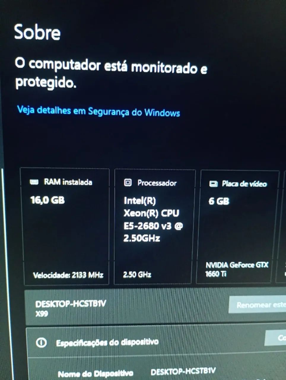 PC Gamer Xeon (LEIA) - Foto 3
