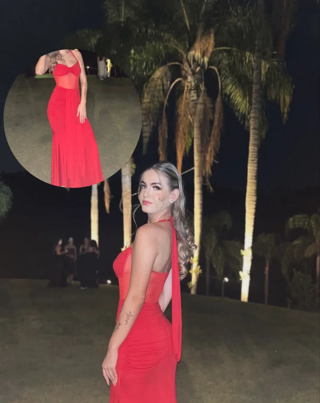 Vendo Vestido Vermelho elegante 