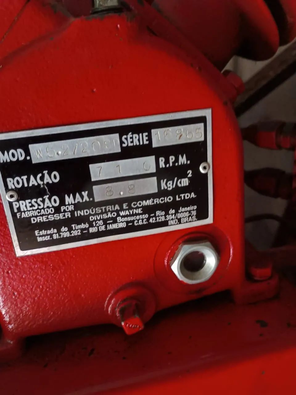 Compressor Wayne, modelo W5.27208D