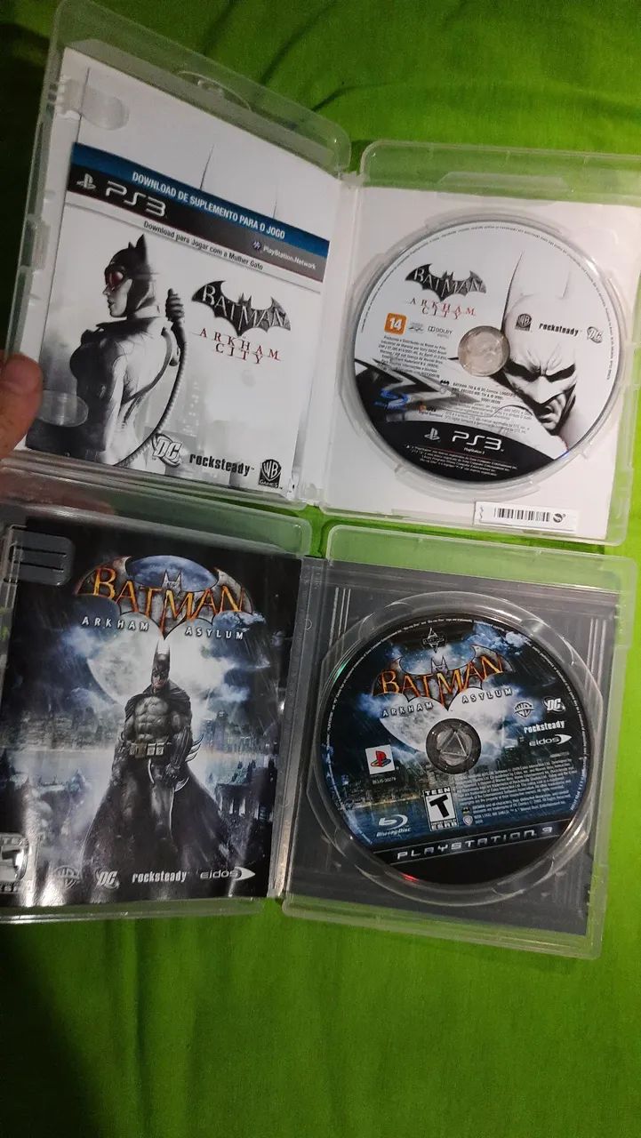 Dois jogos Batman Arkham PS3  - Foto 2
