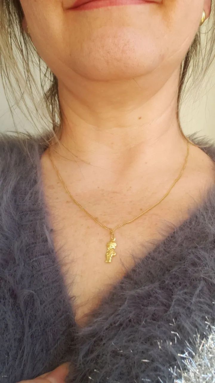 Pingente Menino Ouro 18k 