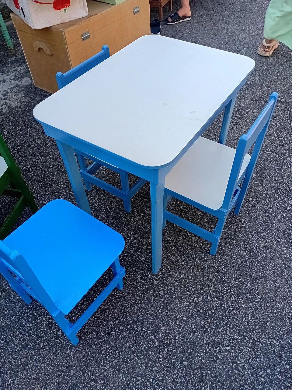 Mesa com duas cadeirinhas infantil - Foto 2