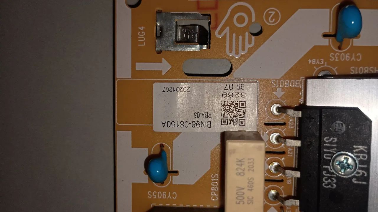 Placa Fonte TV Samsung 50 polegadas UN50TU8000G - Foto 2