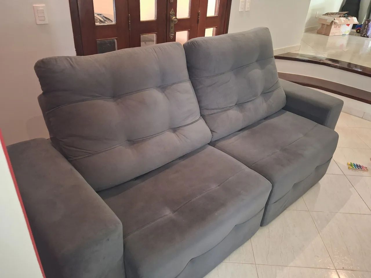 SOFÁ CAMA RETRATIL 4 LUGARES - Foto 2