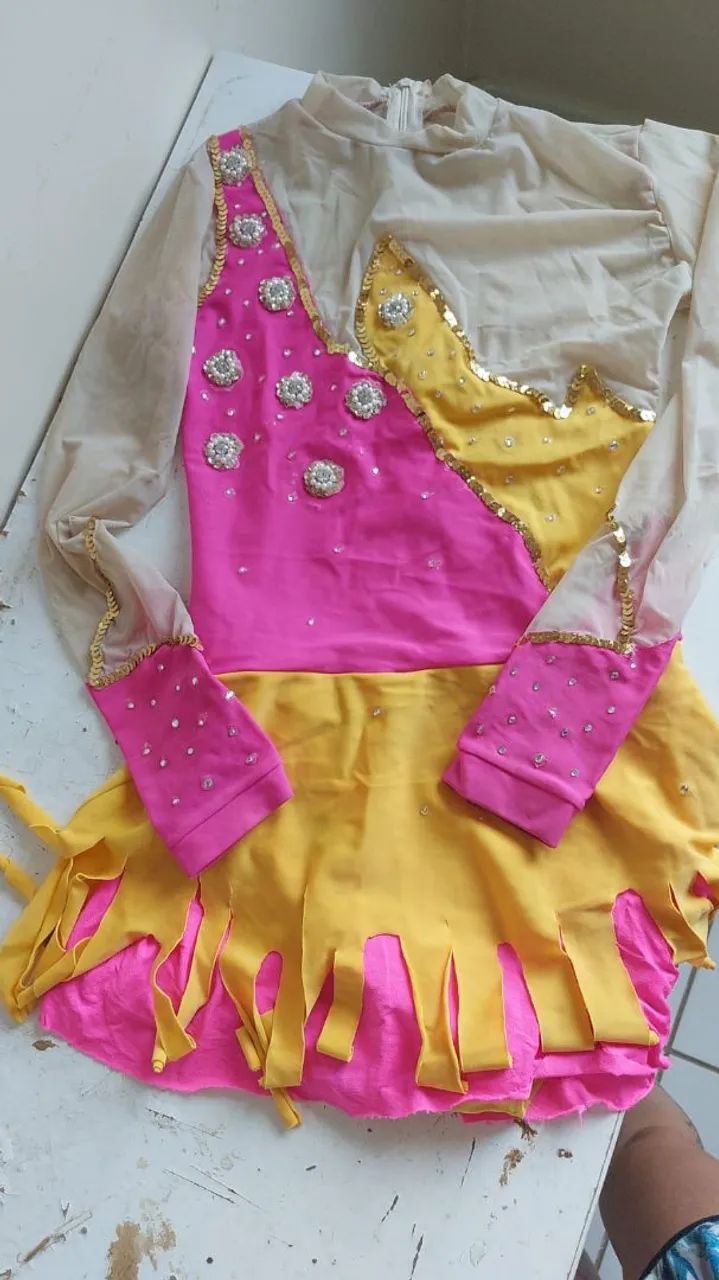 Roupa de ginástica rítmica 