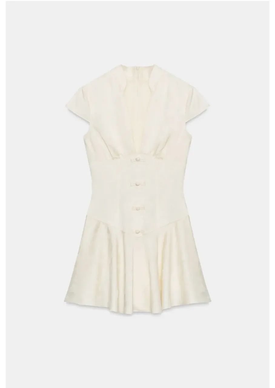 Vestido acetinado Zara  - Foto 3