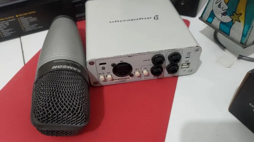Microfone Condensador Samson C01 + Interface De Áudio Mbox 2 - Foto 3