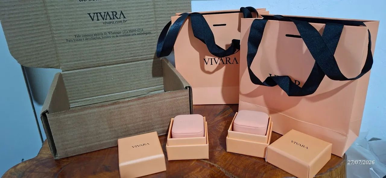 2 Kits Vivara 2 caixinha rosa - Foto 5