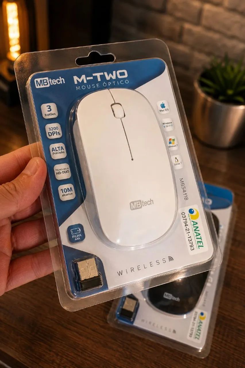 Mouse gamer Wireless Mbtech M-two /Mac/Windows/Linux/Android(Acessório novo Lacrado) - Foto 4