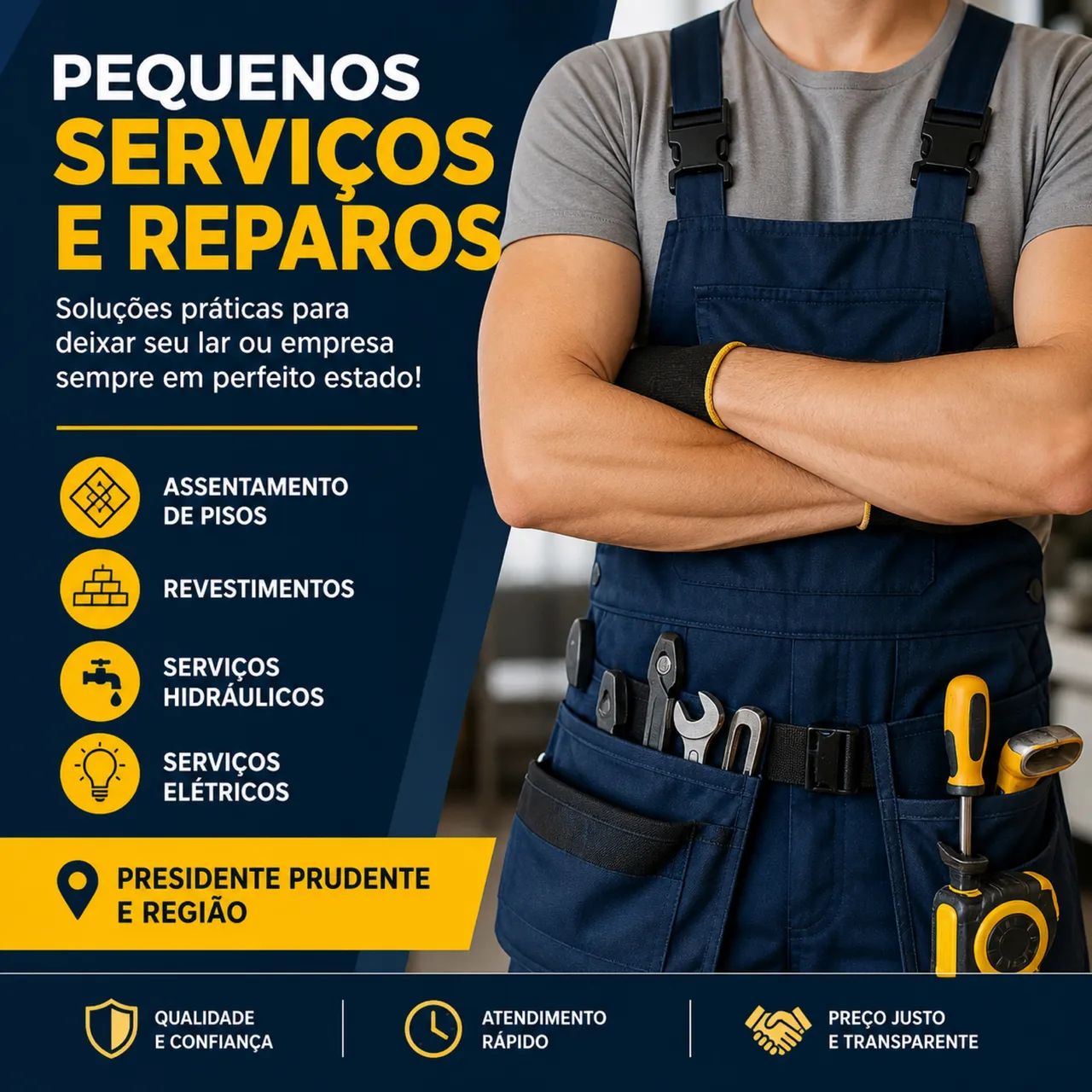 Pedreiro, pequenos serviços e reformas! 