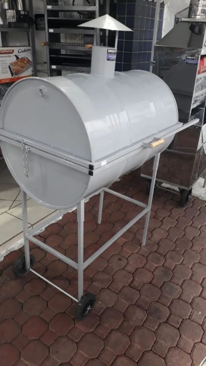Churrasqueira abafo tambor 200L