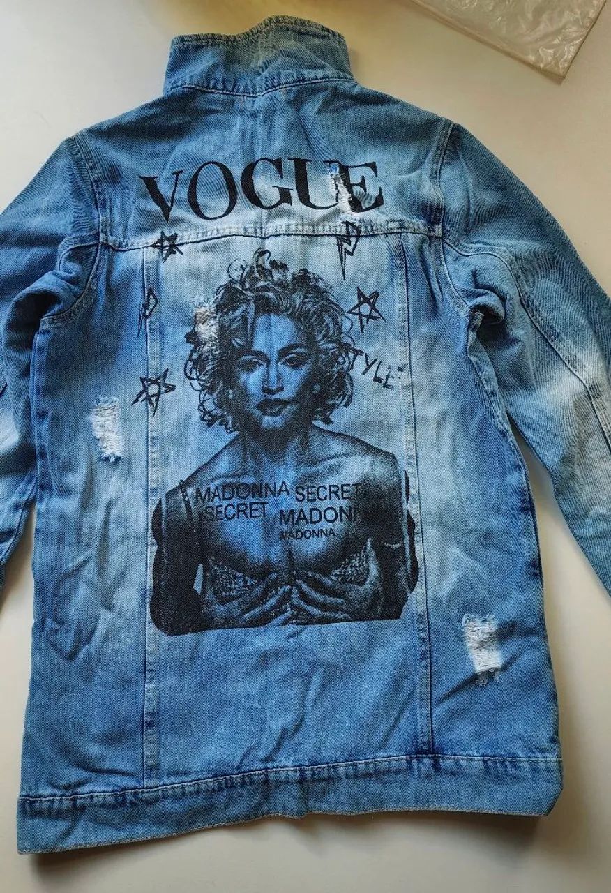 Jaqueta jeans Madonna Vogue  - Foto 3