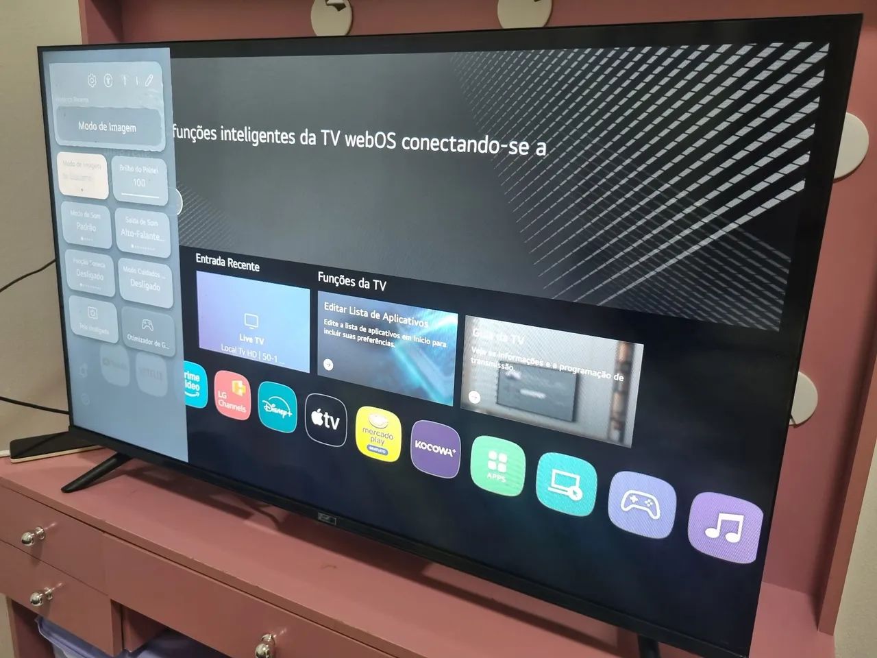 TELÃO SMART LG 4K 43 POLEGADAS  - Foto 4