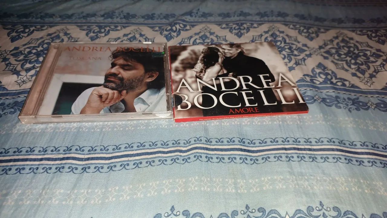 Vendo esses CDs do Andrea Bocelli!R$65.00 cada. 