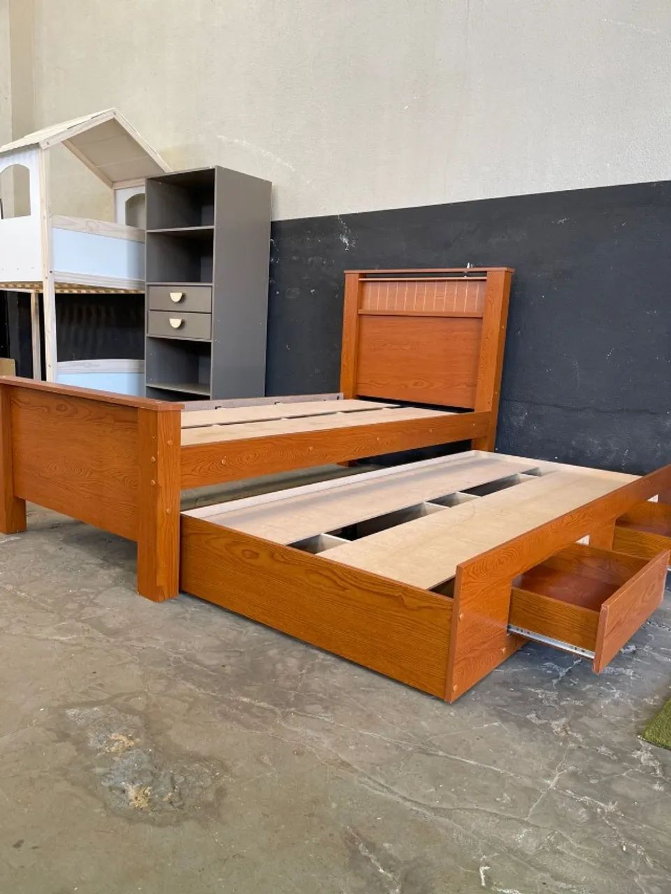 CAMA DE SOLTEIRO COM 2 GAVETAS ? LINDA E FUNCIONAL! - Foto 3
