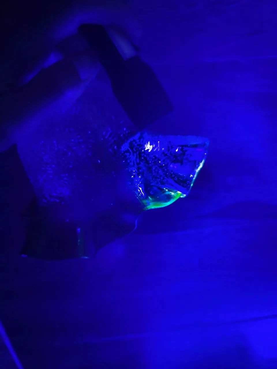 Lustre antigo verde e transparente detalhado - Foto 4