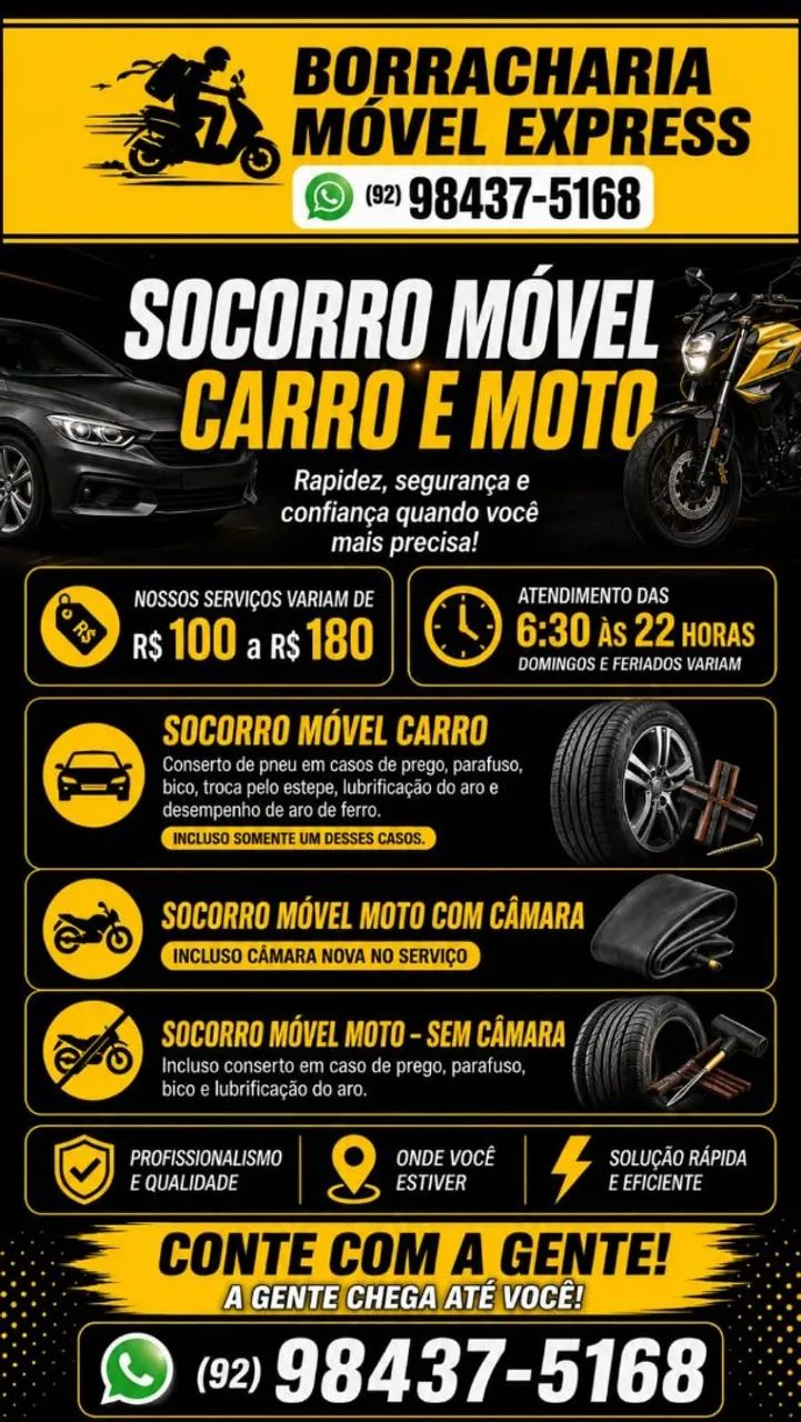 Borracharia móvel 