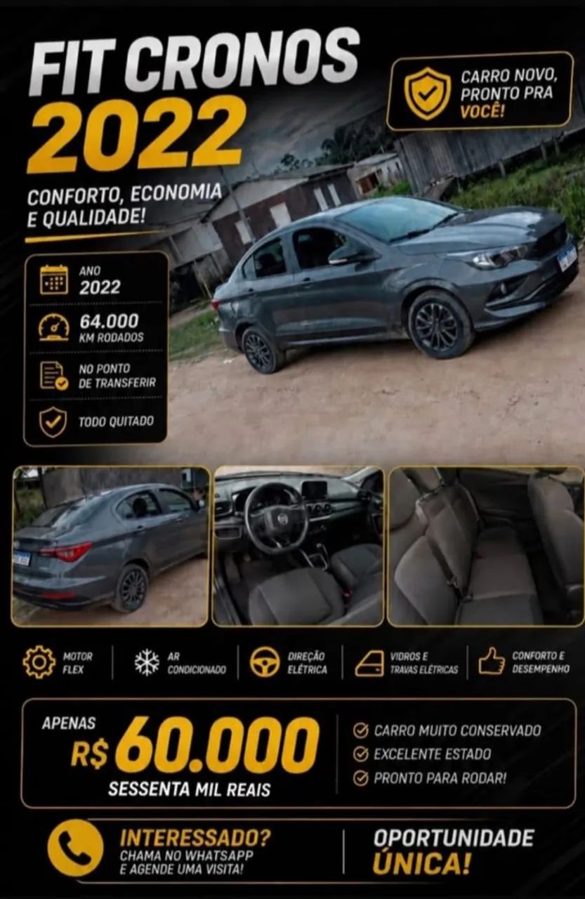 Fiat Cronos Drive 1.3 8V Flex 2022