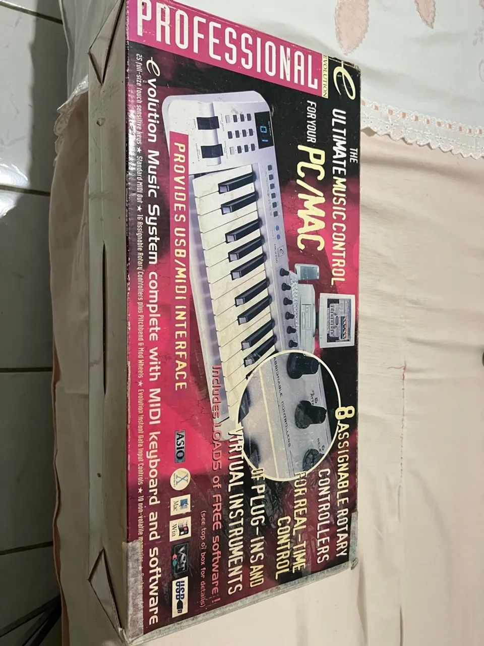 Teclado controlador evolution