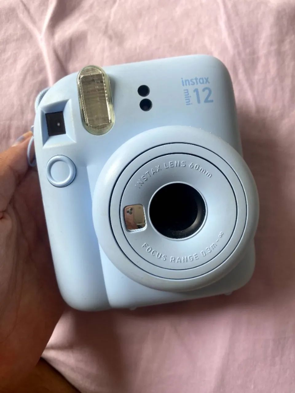 INSTAX MINI 12 AZUL CANDY - PRATICAMENTE NOVA!