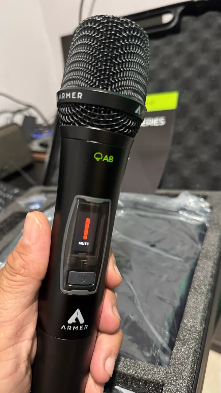 Microfone sem fio duplo Armer ax802m g2 - Foto 4