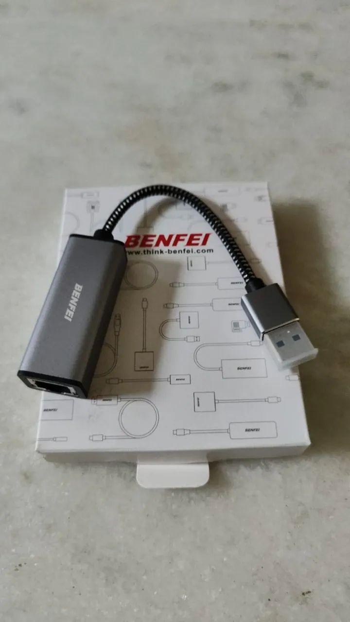 Adaptador USB Para Rede RJ45 GigaBit - Foto 2