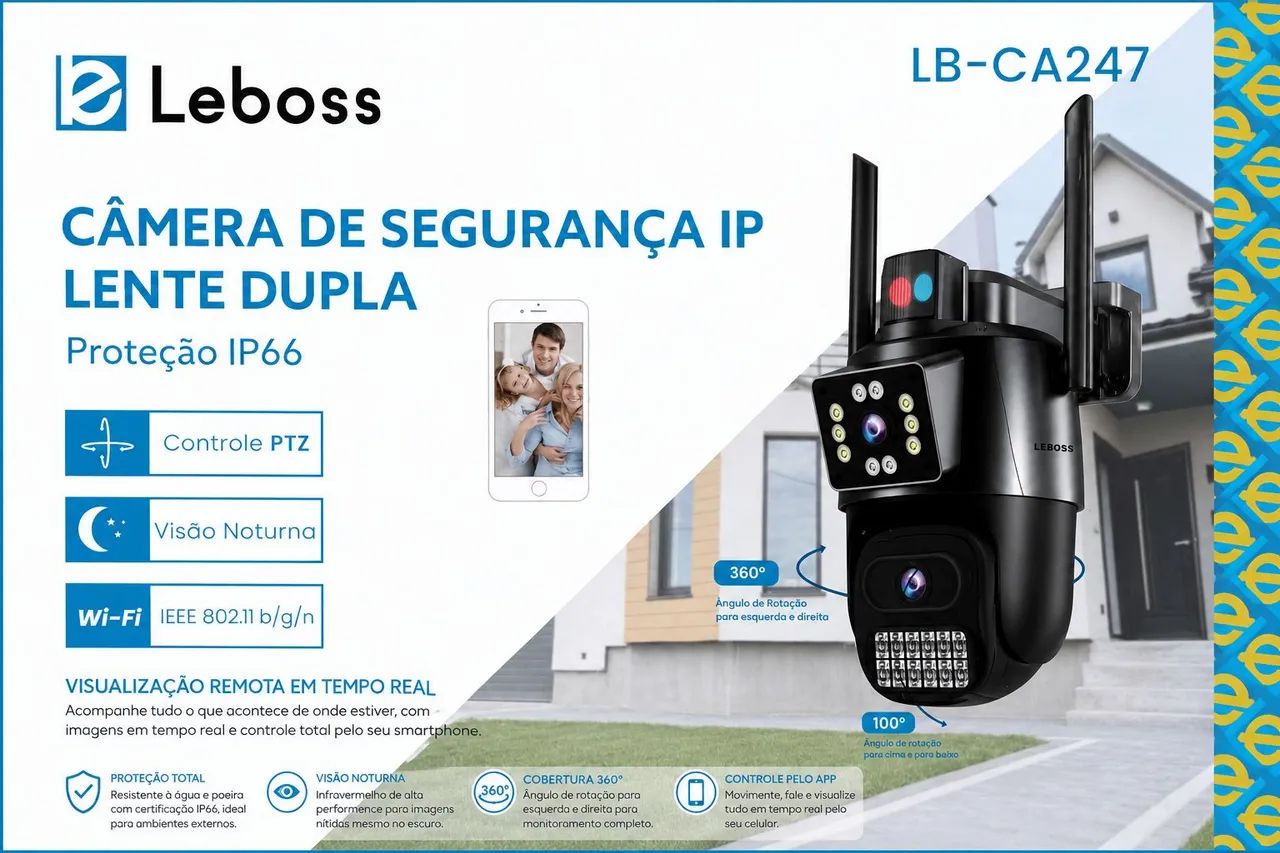 Câmera wi-fi IP66 ULTRA HD - Foto 2