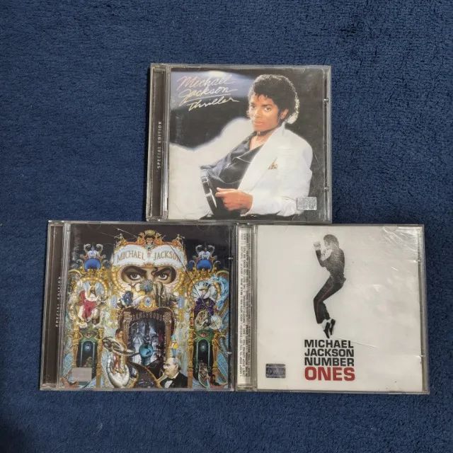 Michael Jackson - kit com 3 álbuns originais