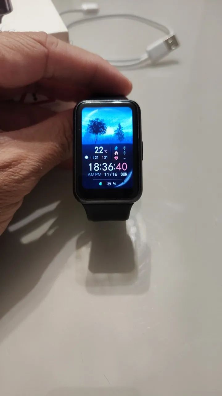 Relógio Huawei Watch Fit New com GPS - Foto 2