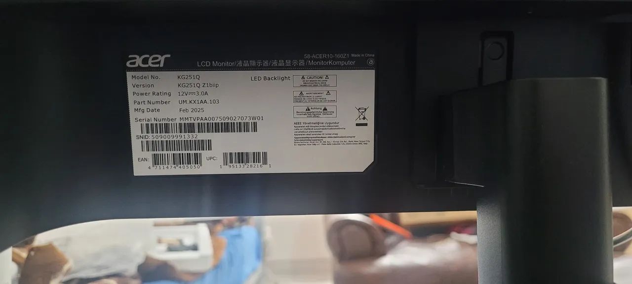 Monitor acer 280hz pouco uso - Foto 4