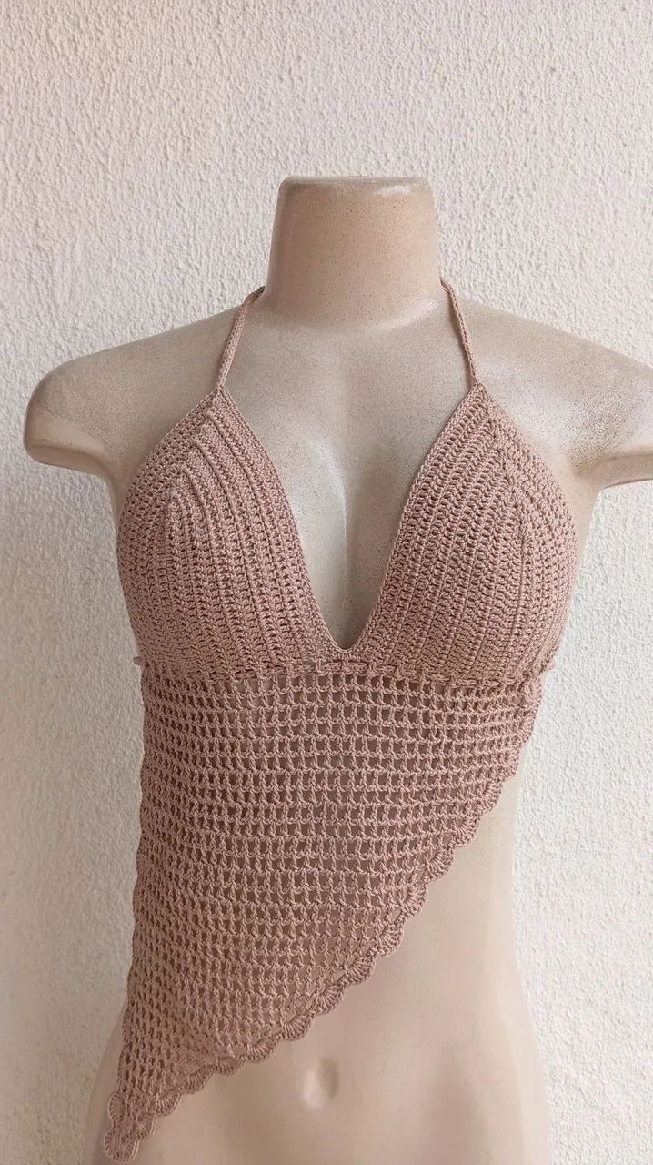 Cropped de Crochê  - Foto 4
