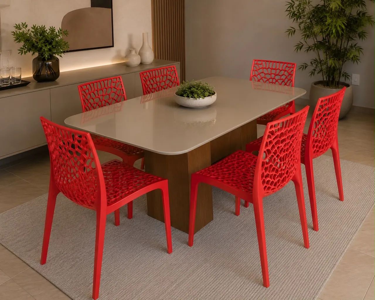 CADEIRAS DE PLÁSTICO PARA MESA DE JANTAR  - Foto 3
