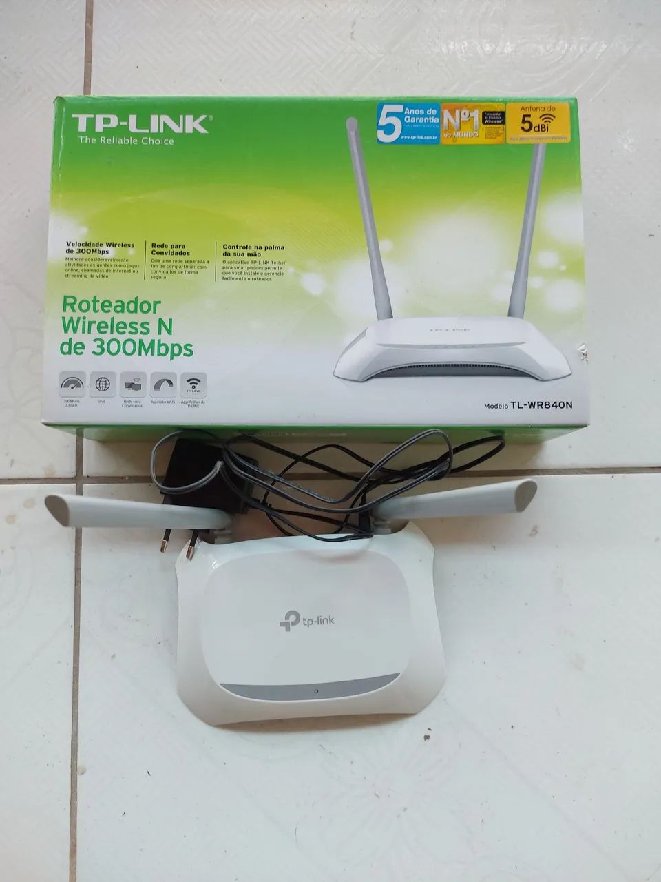 Roteador tp- link wireless N de 300 Mbps