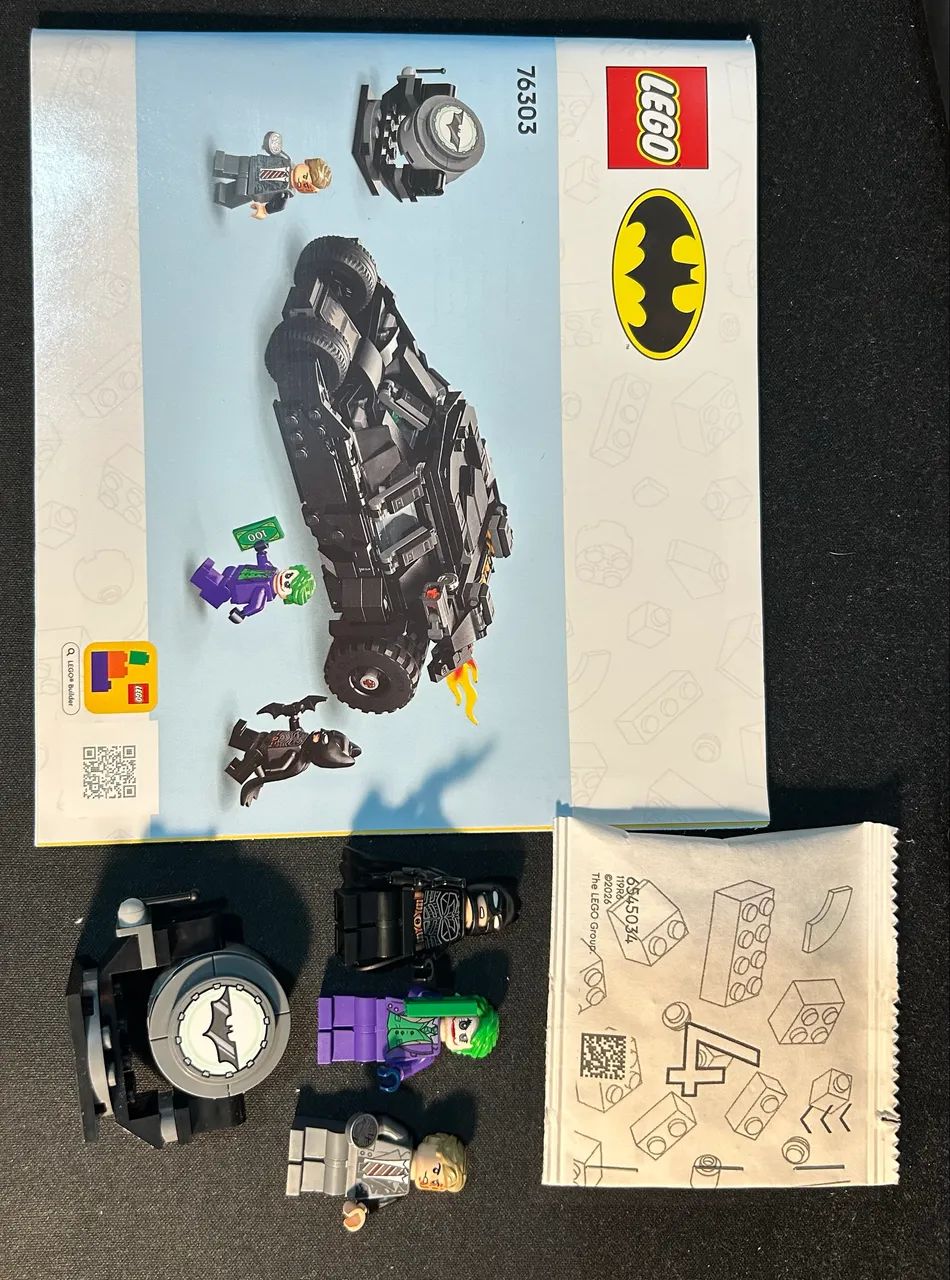 Lego Batman Batmóvel Tumbler Cavaleiro das Trevas com Coringa e Duas Caras - Foto 4
