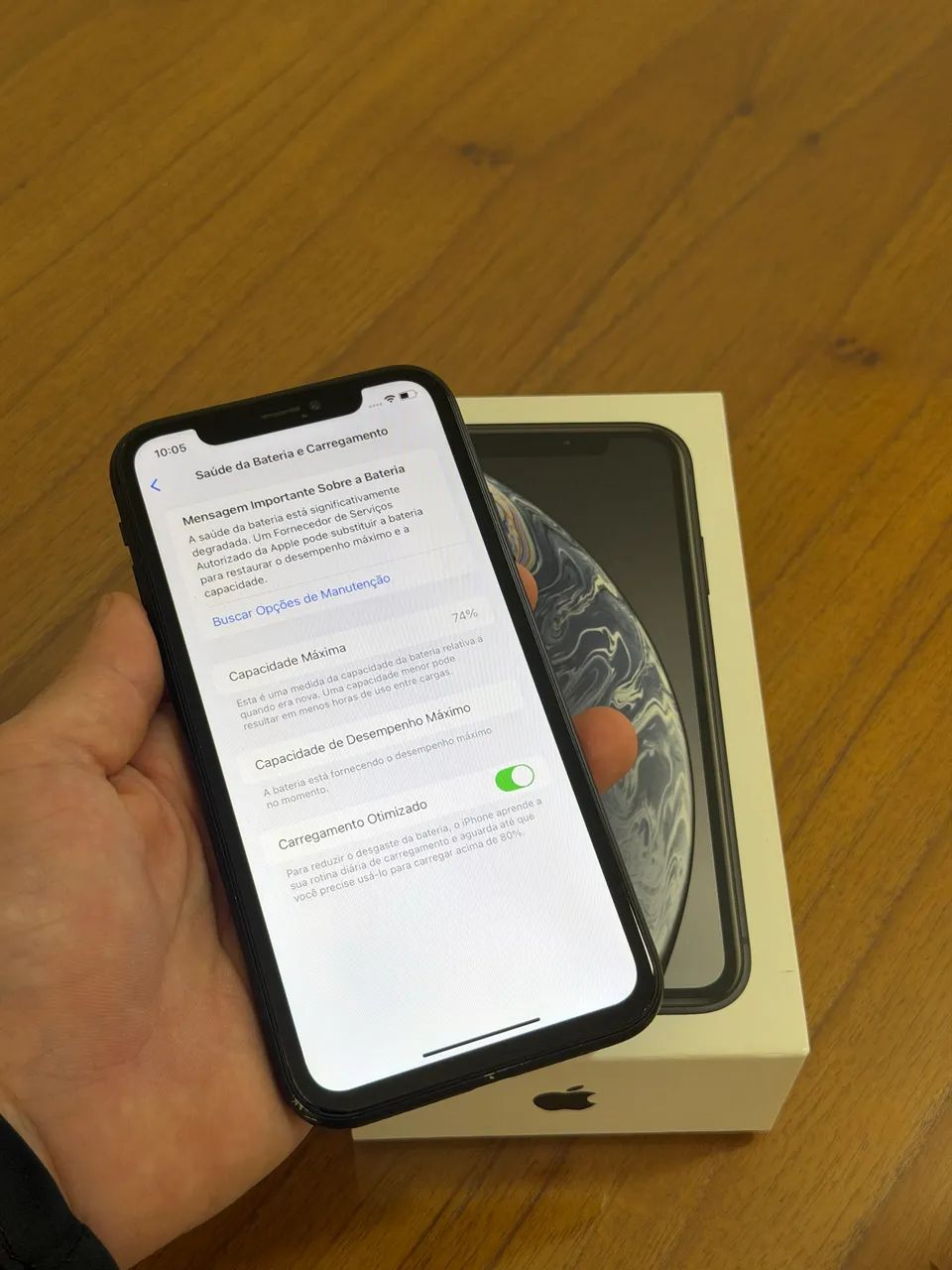 iPhone XR 128GB Preto Original | Face ID OK | Caixa Original
