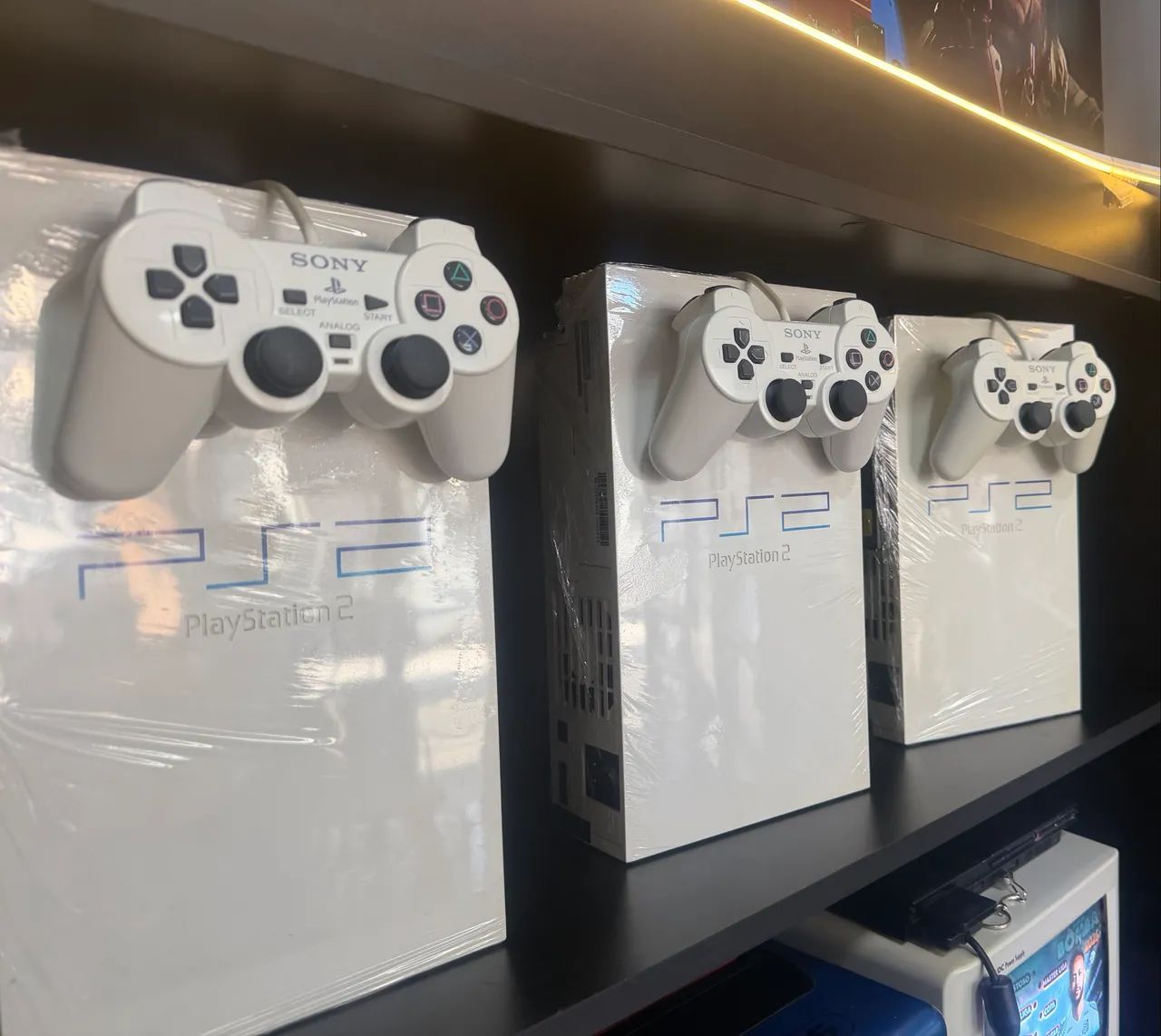 PlayStation 2 branco completo